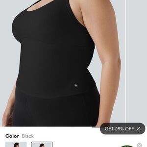 HALARA Women's Black Tank Top